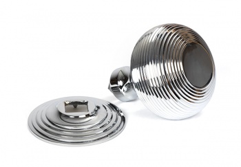 Polished Chrome Beehive Centre Door Knob