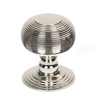 Polished Nickel Beehive Centre Door Knob