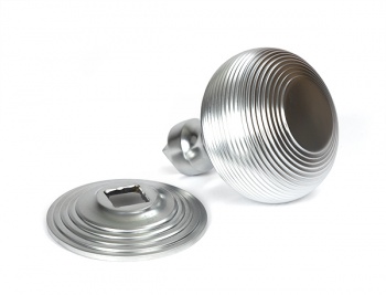 Satin Chrome Beehive Centre Door Knob