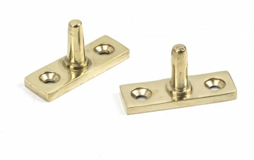 Polished Brass 8'' Reeded Stay