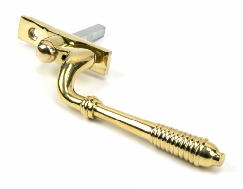 Polished Brass Reeded Espag - LH