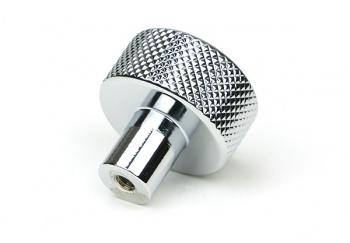 Polished Chrome Brompton Cabinet Knob - 25mm (No rose)