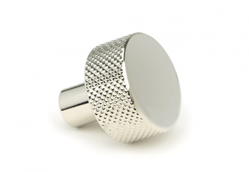 Polished Nickel Brompton Cabinet Knob - 25mm (No rose)