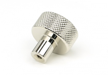 Polished Nickel Brompton Cabinet Knob - 25mm (No rose)