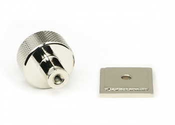 Polished Nickel Brompton Cabinet Knob - 25mm (Square)