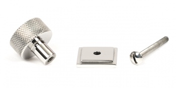 Polished SS (304) Brompton Cabinet Knob - 25mm (Square)