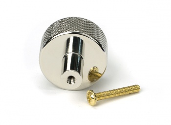 Polished Nickel Brompton Cabinet Knob - 32mm (No rose)