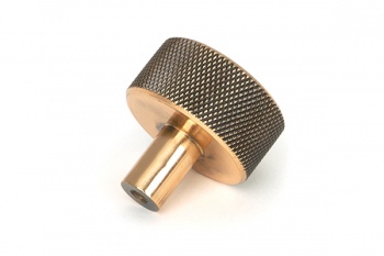 Polished Bronze Brompton Cabinet Knob - 32mm (No rose)