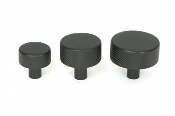 Matt Black Brompton Cabinet Knob - 32mm (No rose)