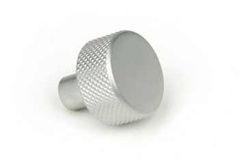 Satin Chrome Brompton Cabinet Knob - 25mm (No rose)