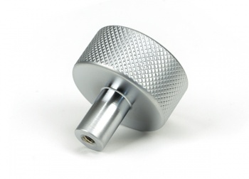 Satin Chrome Brompton Cabinet Knob - 32mm (No rose)