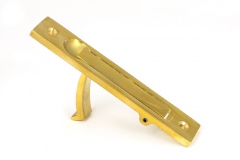 Polished Brass 125mm x 25mm Edge Pull