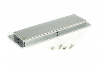 Polished Chrome 175mm Plain Rectangular Pull