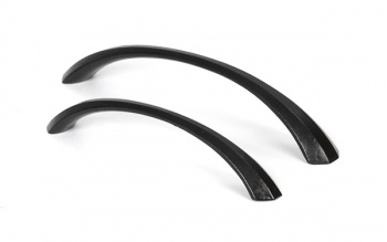 Black 5'' Shell Pull Handle