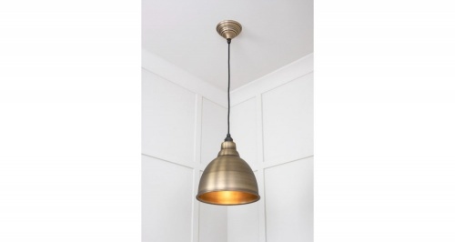 Aged Brass Brindley Pendant