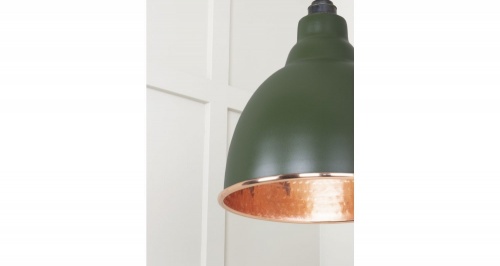 Hammered Copper Brindley Pendant in Heath