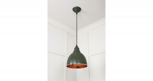 Hammered Copper Brindley Pendant in Heath