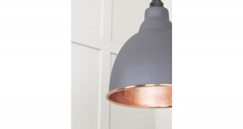 Smooth Copper Brindley Pendant in Bluff