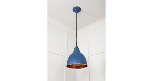 Smooth Copper Brindley Pendant in Upstream