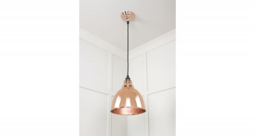 Smooth Copper Brindley Pendant