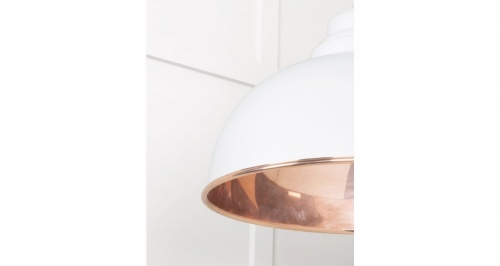 Smooth Copper Harborne Pendant in Flock