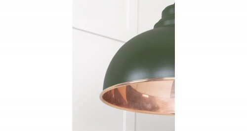 Smooth Copper Harborne Pendant in Heath