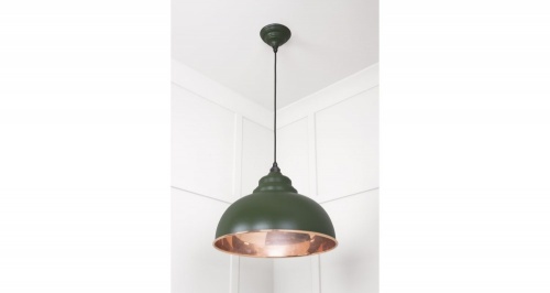 Smooth Copper Harborne Pendant in Heath