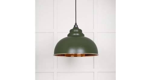 Smooth Copper Harborne Pendant in Heath