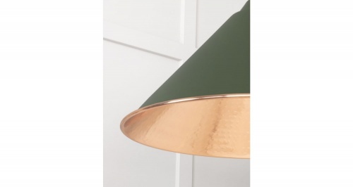 Hammered Copper Hockley Pendant in Heath