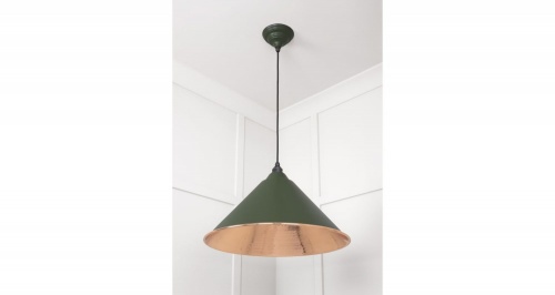 Hammered Copper Hockley Pendant in Heath