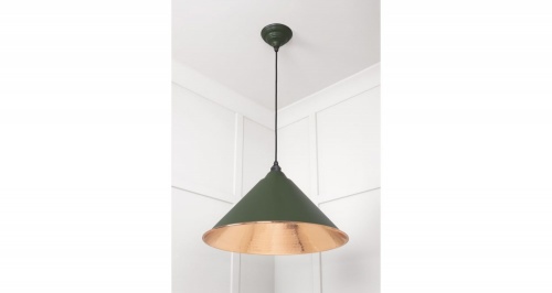 Hammered Copper Hockley Pendant in Heath