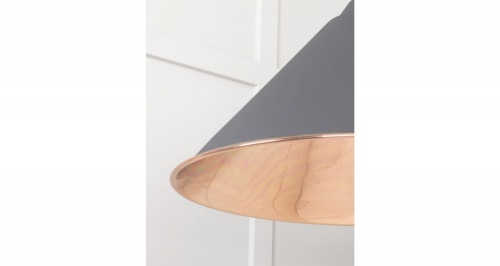 Smooth Copper Hockley Pendant in Bluff