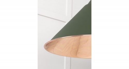 Smooth Copper Hockley Pendant in Heath