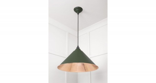 Smooth Copper Hockley Pendant in Heath