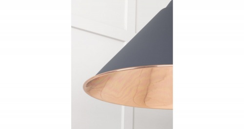 Smooth Copper Hockley Pendant in Heath