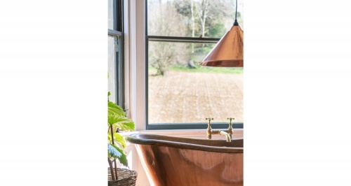 Smooth Copper Hockley Pendant