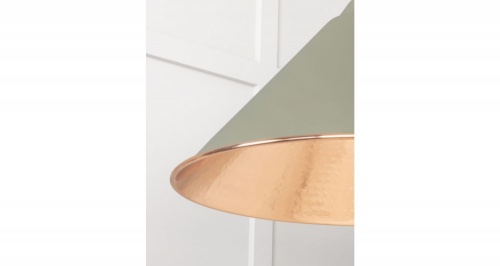 Hammered Copper Hockley Pendant in Tump