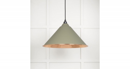 Hammered Copper Hockley Pendant in Tump