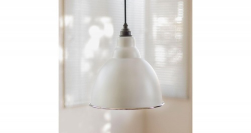 Smooth Nickel Brindley Pendant in Birch