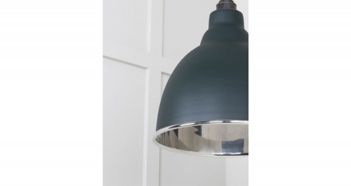 Smooth Nickel Brindley Pendant in Dingle