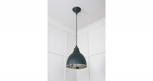 Smooth Nickel Brindley Pendant in Dingle