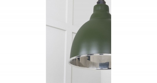 Smooth Nickel Brindley Pendant in Heath