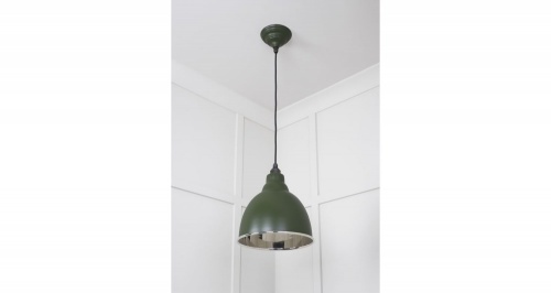 Smooth Nickel Brindley Pendant in Heath