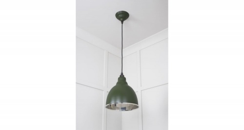 Smooth Nickel Brindley Pendant in Heath