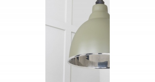 Smooth Nickel Brindley Pendant in Tump