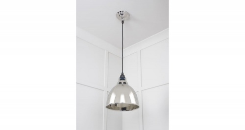 Smooth Nickel Brindley Pendant