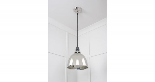 Smooth Nickel Brindley Pendant