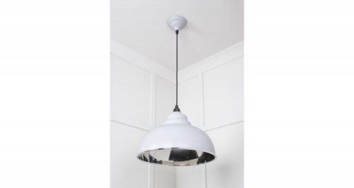 Smooth Nickel Harborne Pendant in Birch