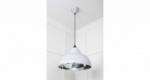 Smooth Nickel Harborne Pendant in Birch