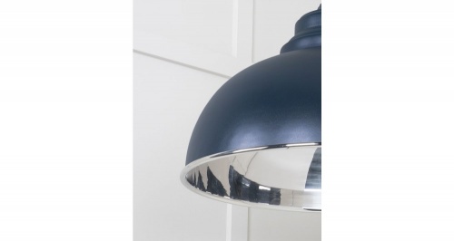 Smooth Nickel Harborne Pendant in Dusk